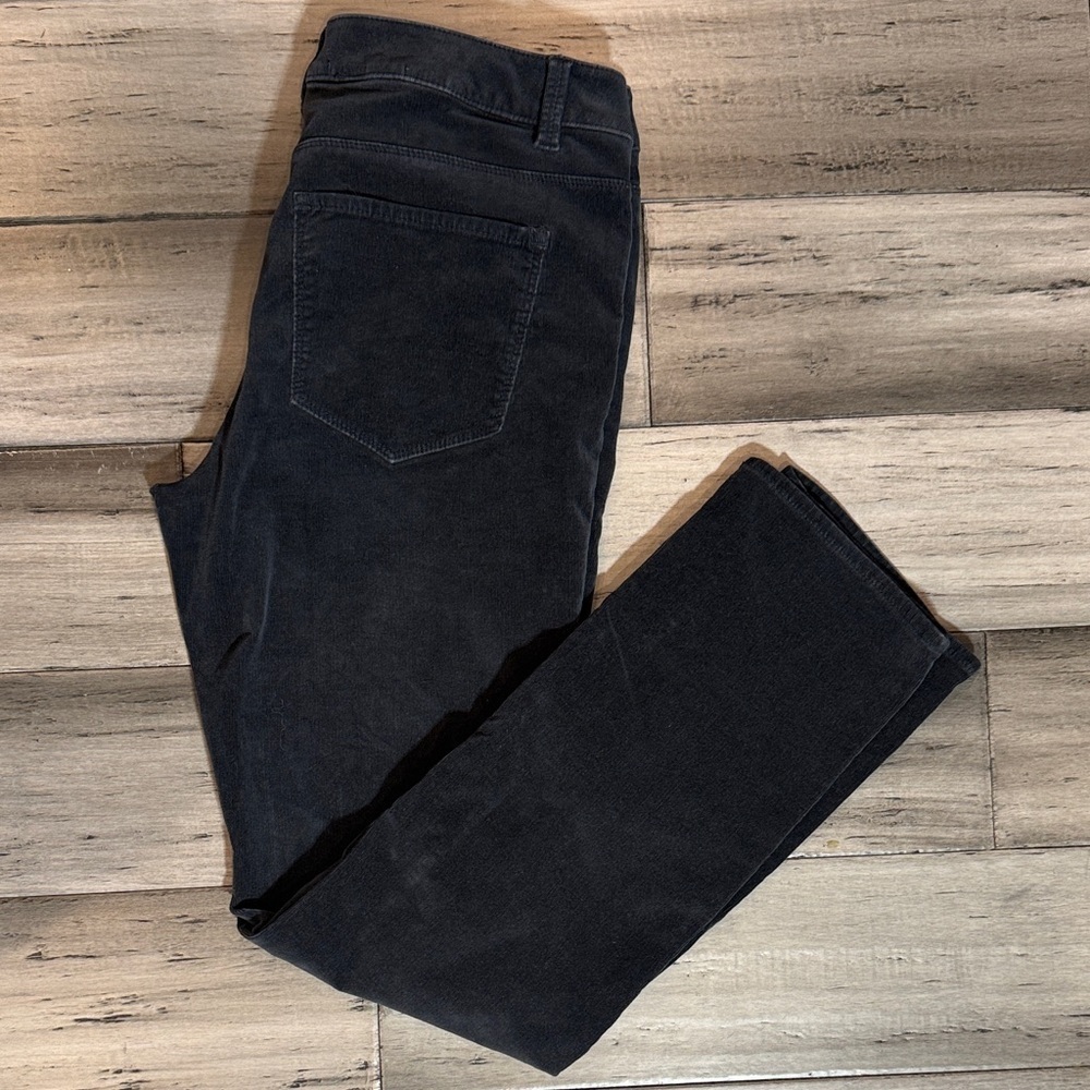 Ann Taylor Men’s Black Corduroy Straight Leg Pants - Picture 1 of 11